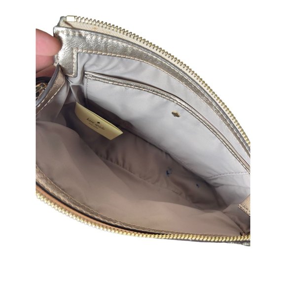 Kate Spade Gold Metallic Crossbody Bag - Picture 11 of 11